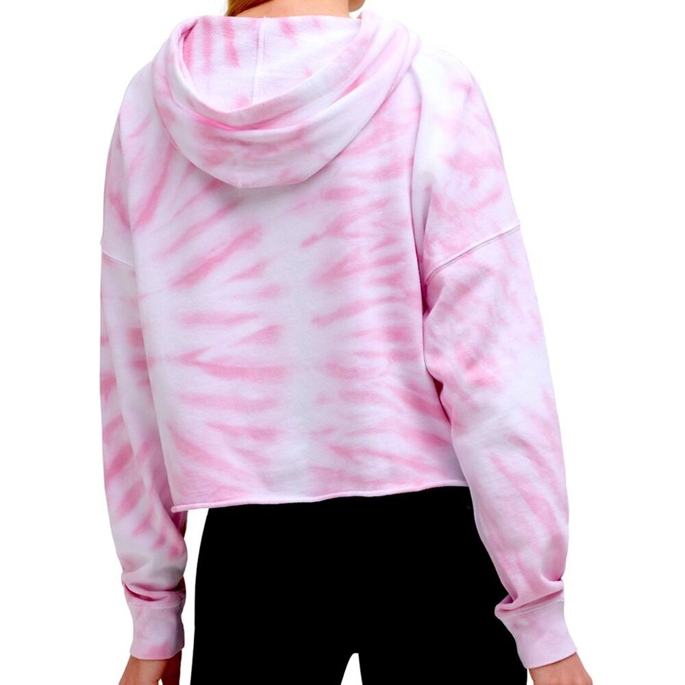 Calvin Klein Sweatshirt NWT Tie-Dye Relaxed Fit Pink Hooded Women’s Large - Picture 2 of 4